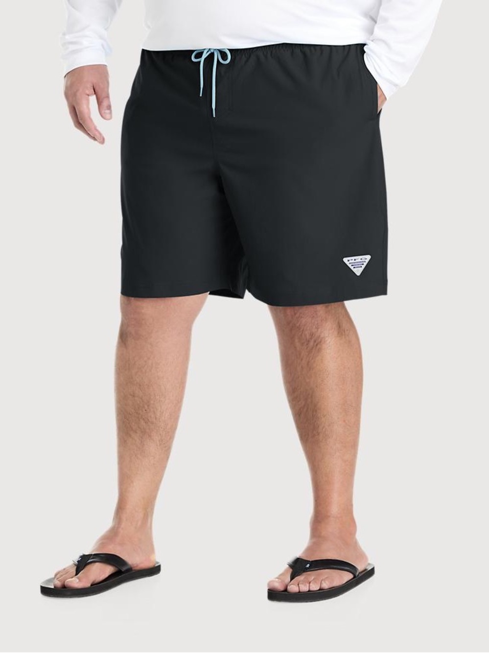 Columbia Black PFG Rambler™ Swim Trunks